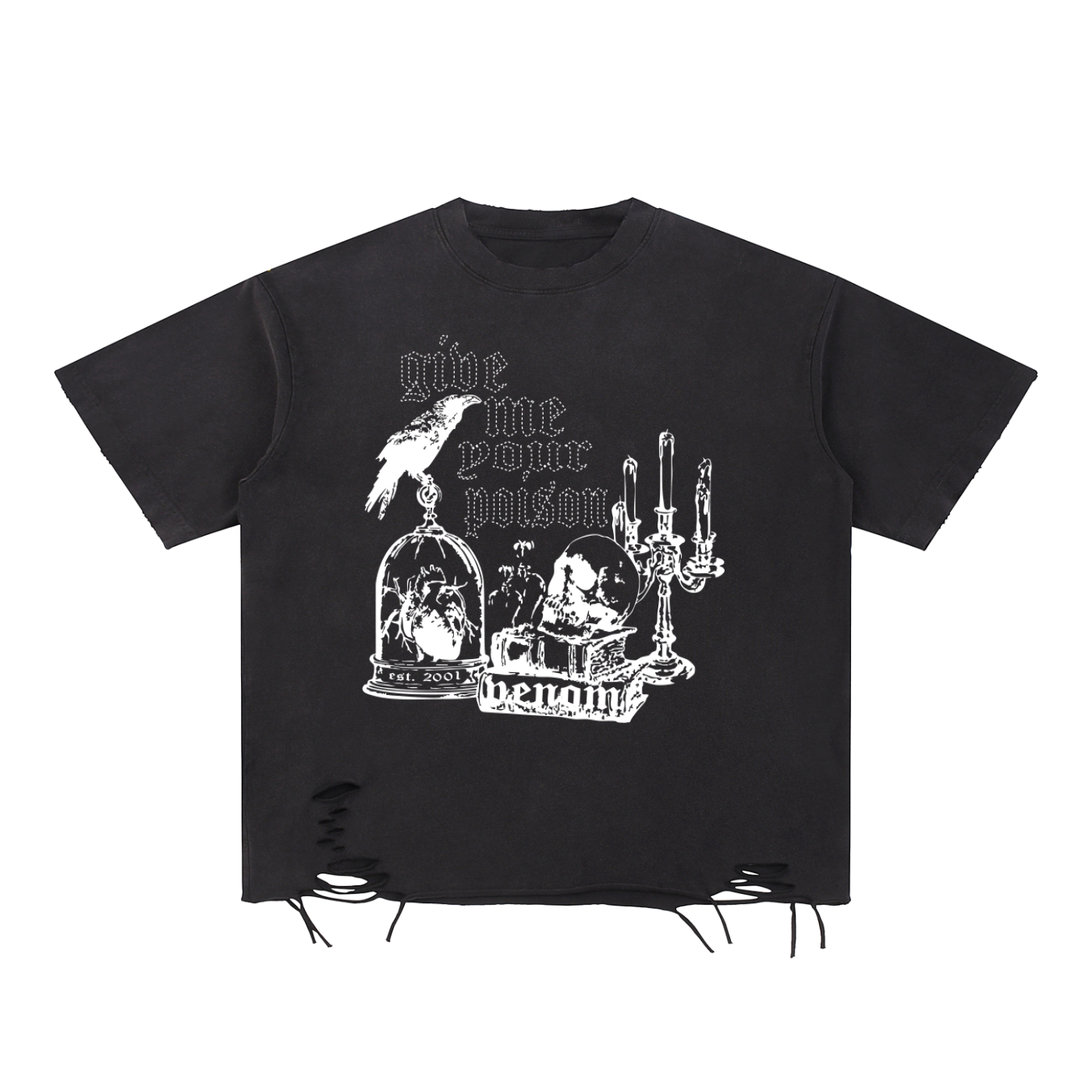 POISON DISTRESSED TEE