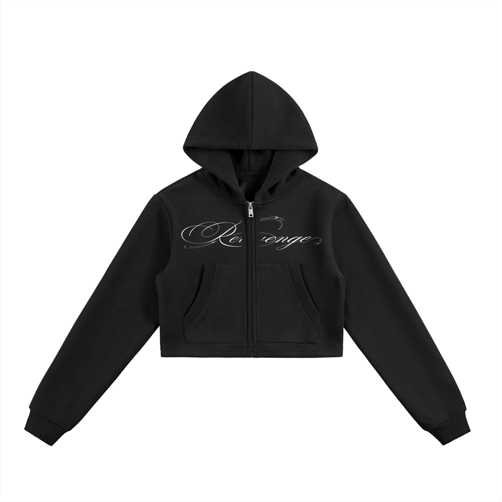 REVENGE CROP ZIP UP