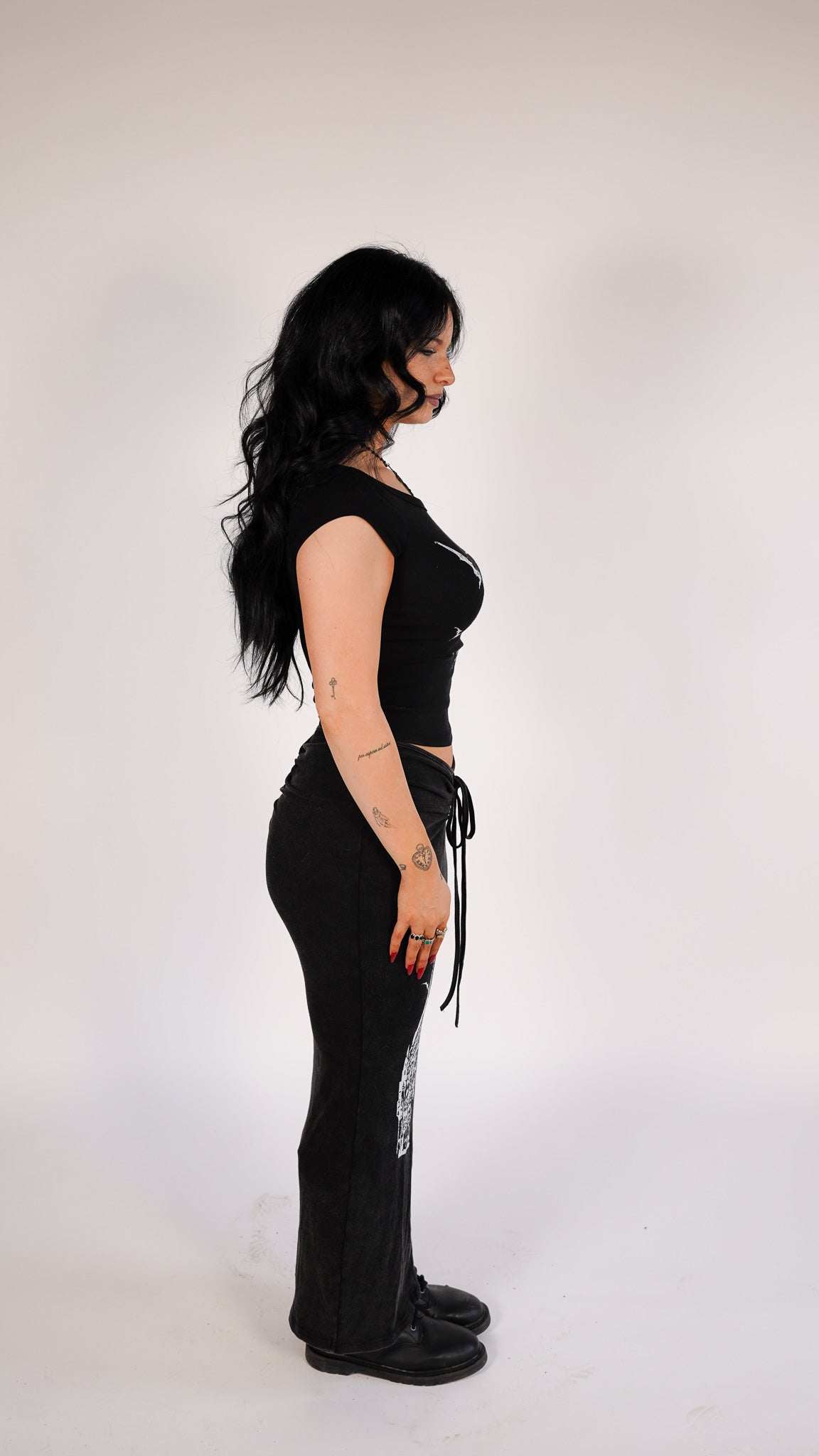 GET ME TO A CHURCH DRAWSTRING MAXI SKIRT