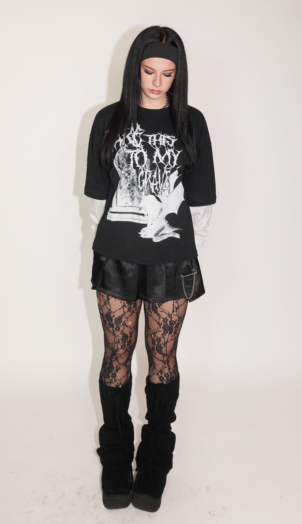 TO THE GRAVE LAYERED TEE