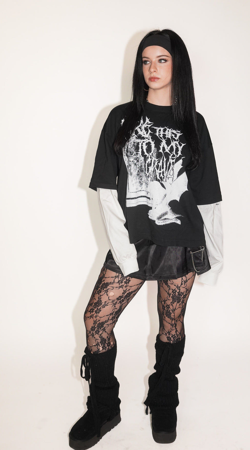 TO THE GRAVE LAYERED TEE