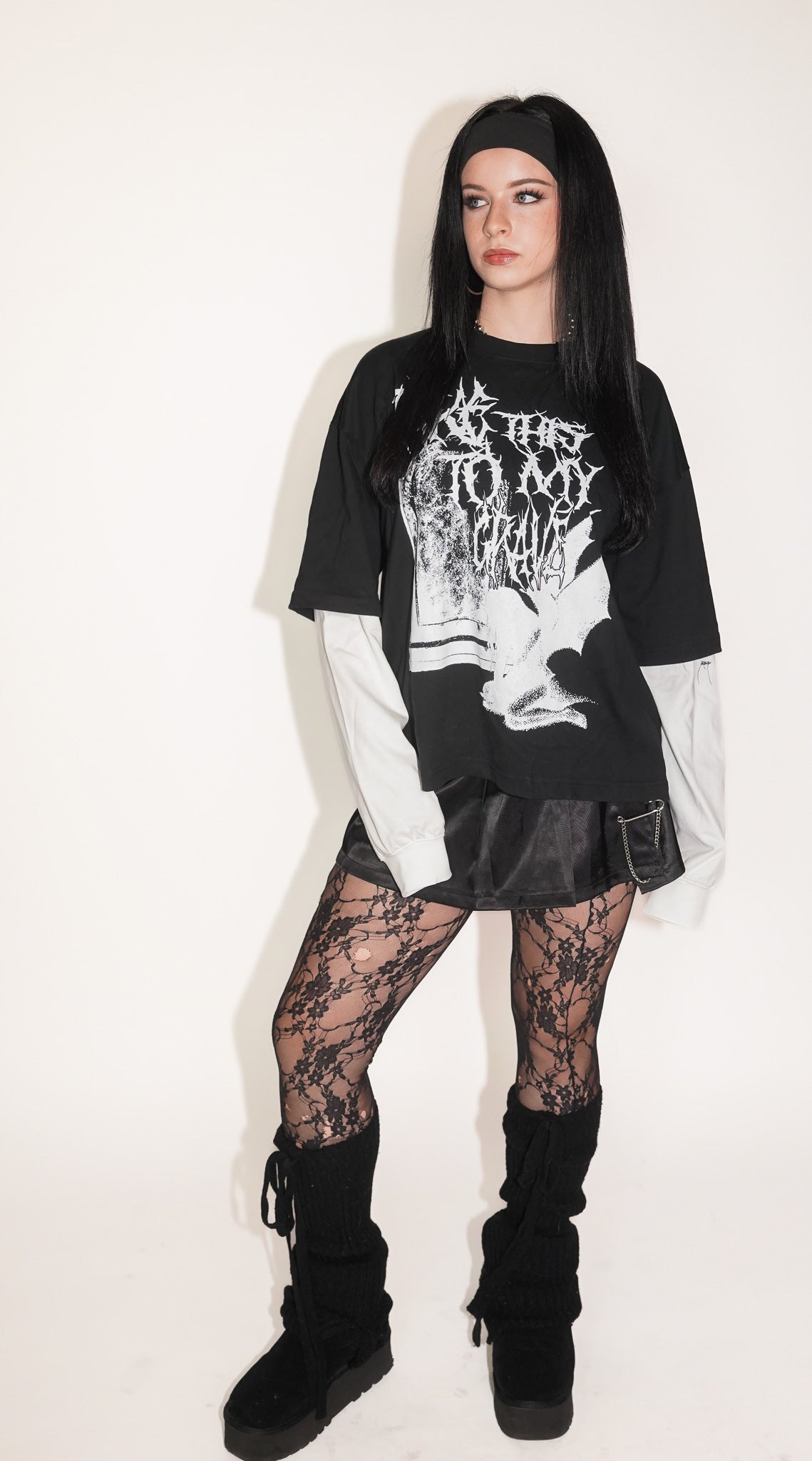 TO THE GRAVE LAYERED TEE