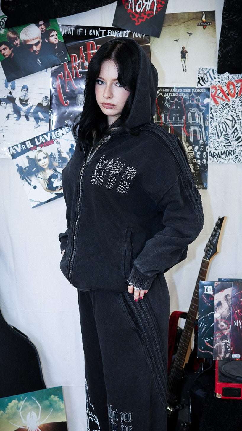 TO THE ROSARY ZIP UP HOODIE