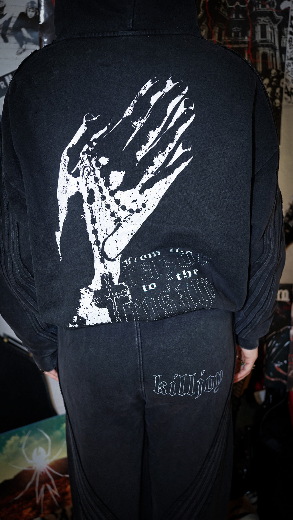 TO THE ROSARY ZIP UP HOODIE
