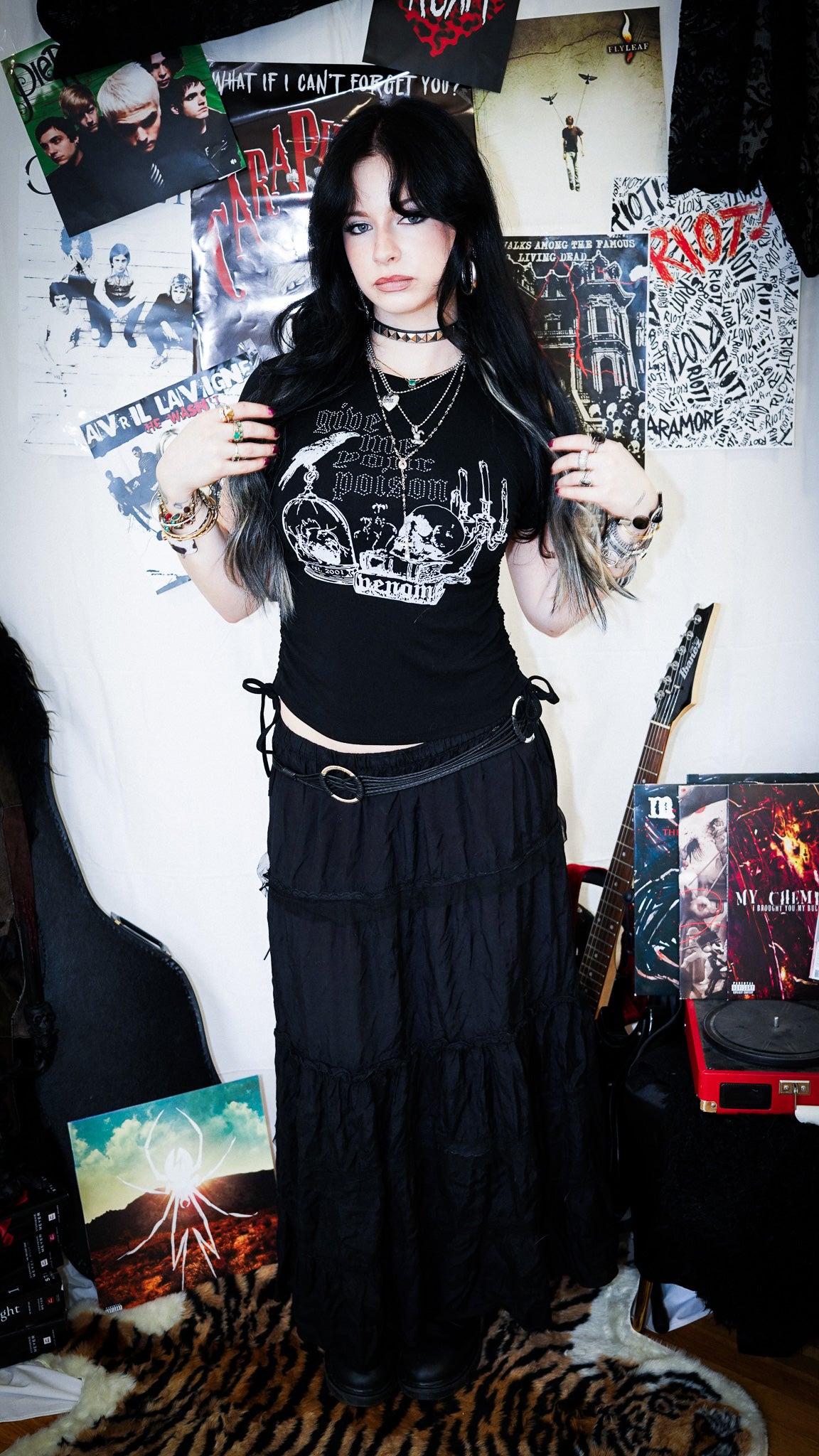 POISON DRAWSTRING TOP