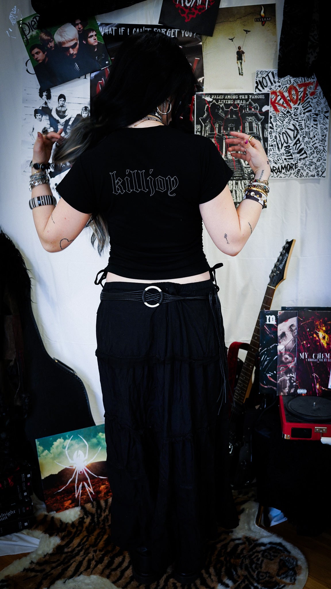 POISON DRAWSTRING TOP