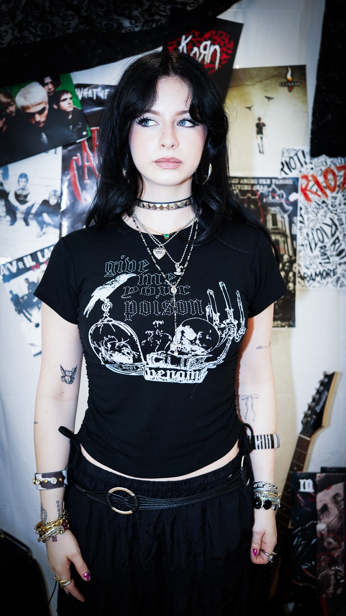 POISON DRAWSTRING TOP