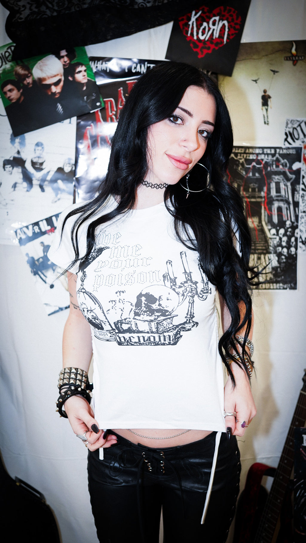 POISON DRAWSTRING TOP