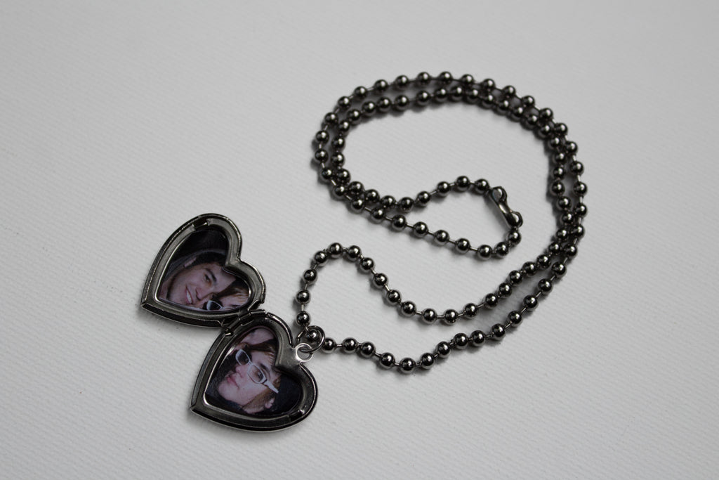 KILLJOY IS FOR LOVERS LOCKET NECKLACE