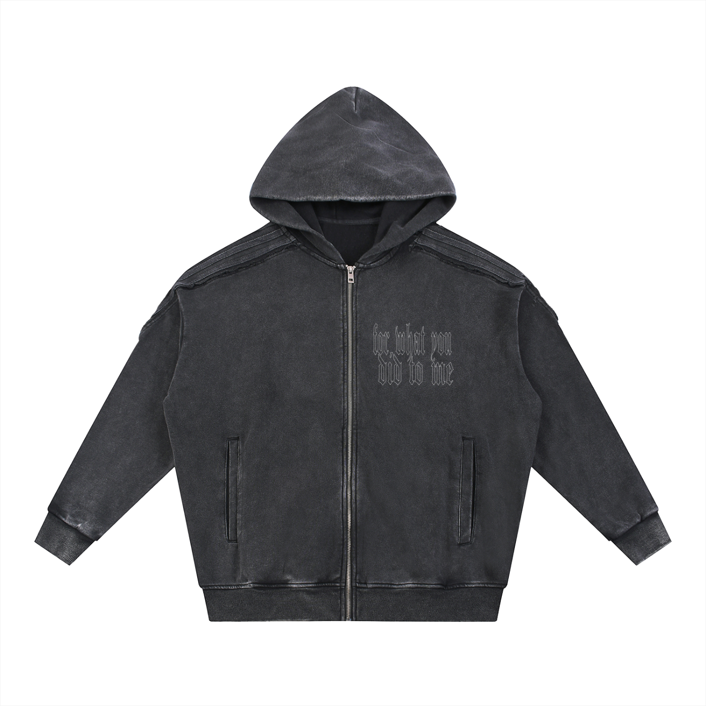 TO THE ROSARY ZIP UP HOODIE