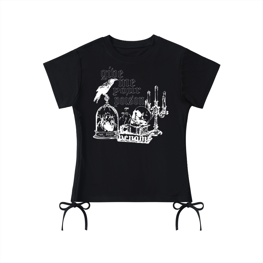 POISON DRAWSTRING TOP